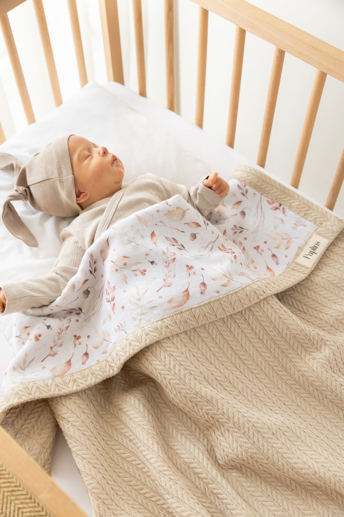 Fall Bouquet Personalized Baby Blanket – 100% Cotton