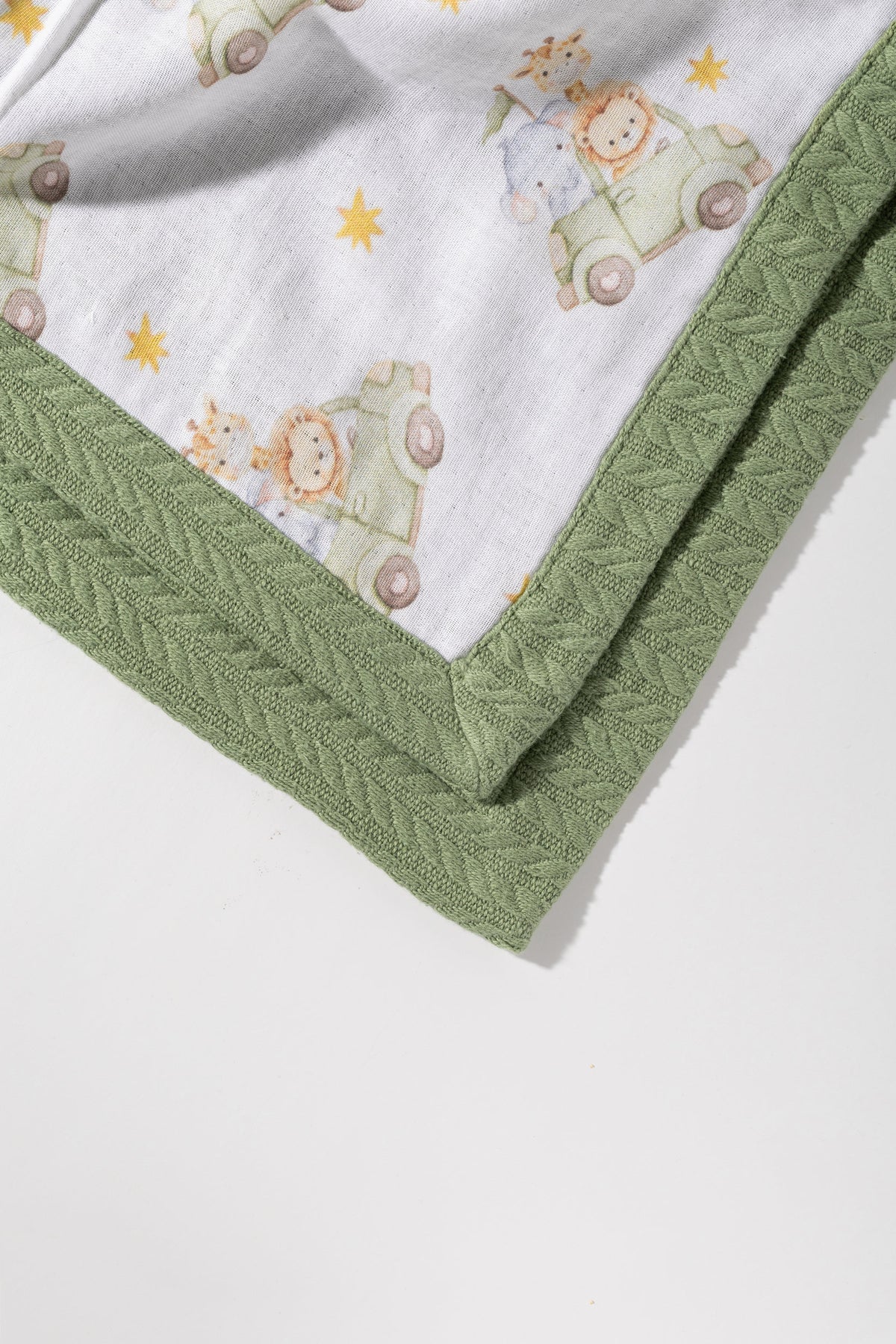 Safari Ride Personalized Baby Blanket – 100% Cotton