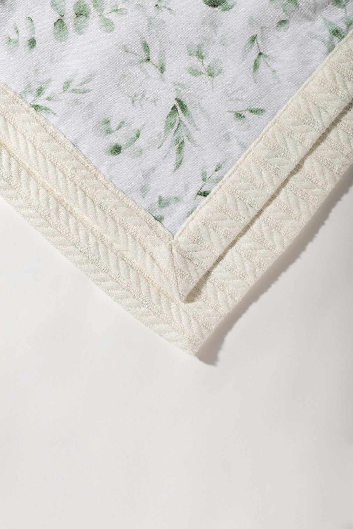 Eucalptus Dew Personalized Baby Blanket – 100% Cotton
