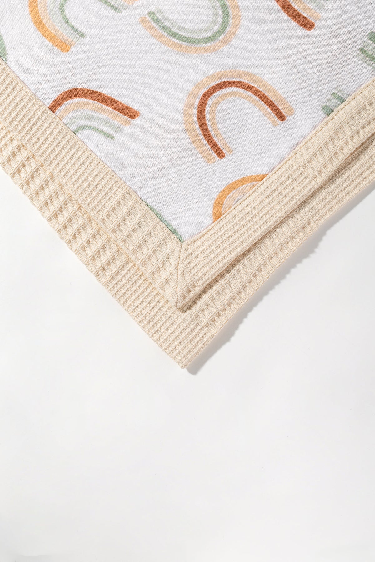 Peachy rainbow Personalized Baby Blanket – 100% Cotton