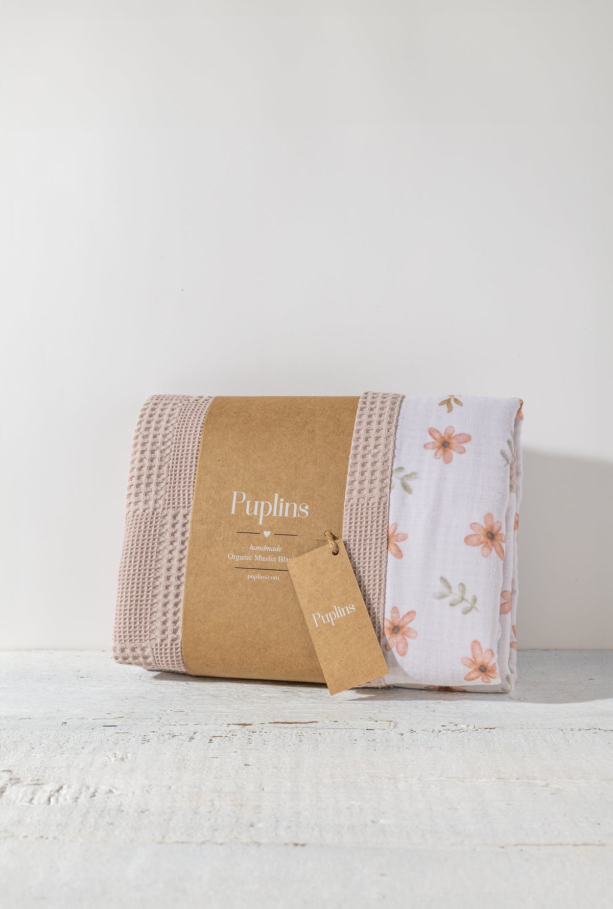 Pink Bloom Personalized Baby Blanket – 100% Cotton