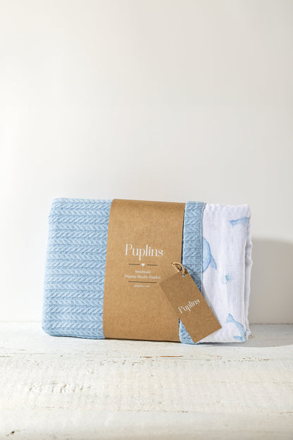 Sally Seal Personalized Baby Blanket – 100% Cotton